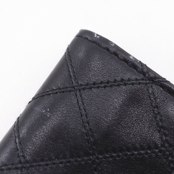 CHANEL Black Logo Wallet - Picture 8 of 11